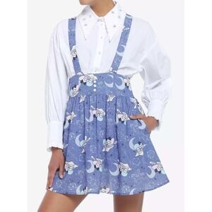 Little Twin Stars Celestial Night Suspender Skirt Sanrio Purple Kiki Lala XS